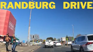 Randburg - Driving on a cloudy day - Johannesburg, South Africa