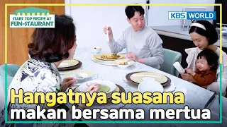 [IND/ENG] So sweet, Junghyun's mother-in-law calls her "baby" | Fun-Staurant | KBS WORLD TV 231218
