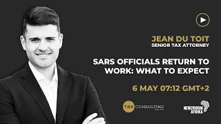 Discussion on SARS Media Briefing | Jean Du Toit Newzroom Afrika Interview