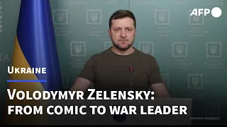 Zelensky's unusual path from Ukrainian comedian to war-time leader | AFP