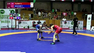 Noura Cail Musallam TAAIBIN JOR vs  Fatima Zahra BOUCHIBI ALG   2024 U17 & U23 Arab Championship   R