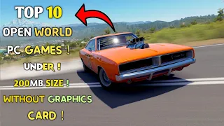 Top 10 Open World Games Under 200MB 1GB RAM/Dual Core Without Graphics Card 2023