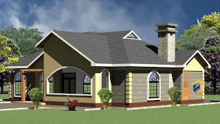 Beautiful 4 Bedroom House Design with Floor Plan (14.3 X 14.8 Meters)