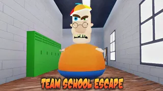 New Scary Obby TEAM SCHOOL ESCAPE (TEAMWORK OBBY) Jumpscare & Full Walkthrough Gameplay