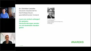 Dr. Christine Lemaitre – Buchvorstellung „Nachhaltigkeit, Ressourceneffizienz und Klimaschutz“