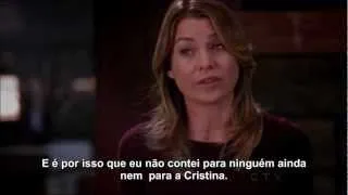 - Grey's Anatomy 9x07 - Meredith Pregnant - Final scene -Legendado-PT-BR-