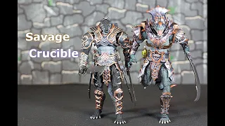 SAVAGE CRUCIBLE NIN VILIMIR and ROYAL GUARD action figure review