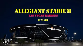 Allegiant Stadium / Las Vegas Raiders / at Night (2022 June)
