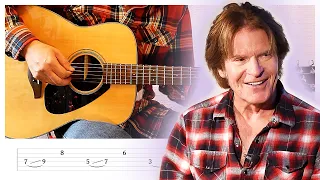 CCR Fortunate Son Guitar Lesson + TAB (Acoustic Guitar)