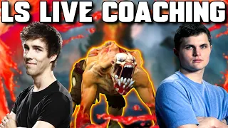 How Good can GRUBBY Get on LS with BSJ Coaching?! - Dota 2 - Grubby