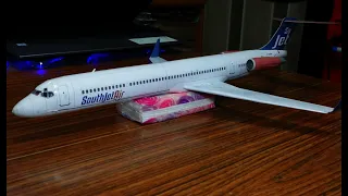 Paper model: McDonnell Douglas MD-80 SouthJetAir 'Flight 2012' movie plane