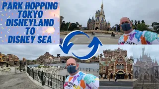 PARK HOPPING TOKYO DISNEYLAND AND DISNEY SEA SAME DAY SO MUCH FUN | SUPER LOW CROWD LEVELS