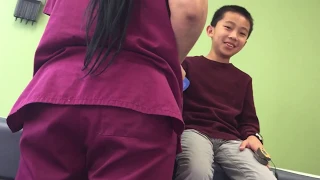 12 Year Old Check Up at the Doctor's Office