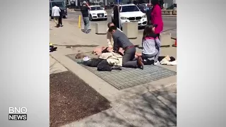 RAW VIDEO: Van Strikes Pedestrians in Toronto, at Least 8 Injured