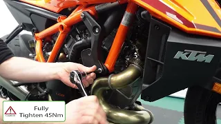 How to install the Evotech Performance crash protectors KTM 1390 Super Duke R