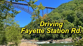 New River Gorge National Park: Driving the 8 Mile Fayette Station Road