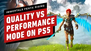 Immortals Fenyx Rising: PS5 Quality vs Performance Mode Gameplay