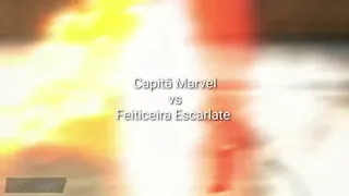 Capitã Marvel vs Feiticeira Escarlate