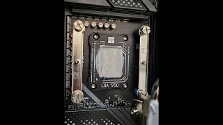 Thermalright Contact Frame i7 12700k Before and After