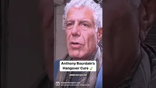 Anthony Bourdain's Hangover Cure #cannabisindustry #shorts #northamericanweedtour