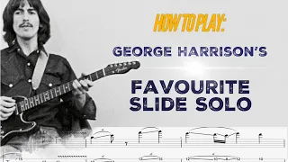 How to play: George Harrison's Favourite Slide Solo