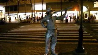 Waikiki Street Performer: The Silver Cowboy