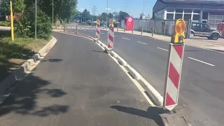 Erster Radschnellweg Osnabrück. Zugleich: Protected Bike Lane