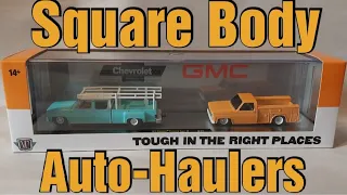 Unboxing New M2 Machines Auto-Haulers Square Body set