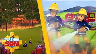 The Biggest Fires and Fire Truck Rescues! 🔥 | Fireman Sam 1Hour Compilation | Fireman Sam Official