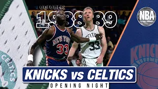 Boston Celtics vs New York Knicks ☘️ Opening Night 1988-89