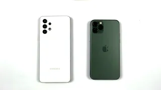 Samsung A32 Vs iPhone 11 Pro Speed Test in 2023