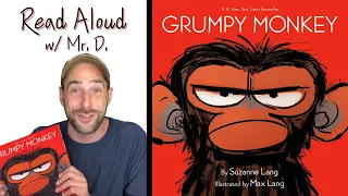 🐒Grumpy Monkey by Suzanne Lang (Read Aloud)for children | Storytime | Emotions | Read With Me Mr.D!