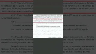 EMPRÉSTIMO AUXÍLIO BRASIL: LULA CONFIRMA MUDANÇAS NO CONSIGNADO!