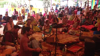 Radha Govinda Dasi Chants Hare Krishna at Alachua Festival of the Holy Name 2018