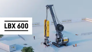 LBX 600 - carrier machine for slurry wall construction | Liebherr