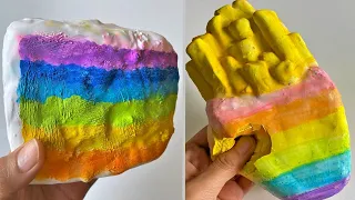 Plaster Clay Cracking & Slime ASMR Video #687