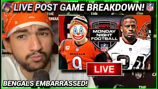 Bengals SPANKED By Browns On Monday Night! | LIVE Post Game Reaction/Breakdown