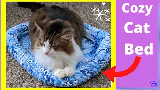 Crochet This Cozy Cat Bed I Easy Beginner