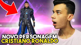 TESTEI O NOVO PERSONAGEM DO CRISTIANO RONALDO NO FREE FIRE! CR7 NO FREE FIRE!