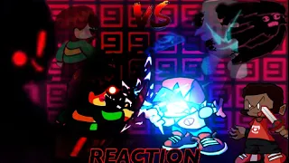 CHARA IS FAR TO OP!!! CHARA VS BF KNIFE FIGHT CHINOS ANIMATED REACTION