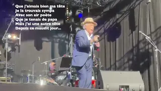 Salvatore Adamo en concert à Pau (France) - Ma tête