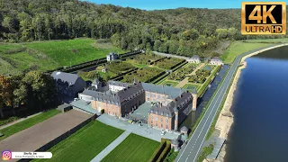 Castle of Freyr (Freyr - Belgium) - Drone footage Ultra HD 4K