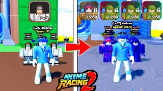 I Went Noob To Pro in Anime Racing 2 (F2P) | Got Rainbow Secret And Mythical Roblox