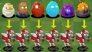 All Plants VS Football All-Star Zombie Max Speed - Who Will Win? - PvZ 2 Battlez