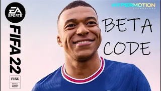 HOW TO GET THE FIFA 22 BETA CODE FAST/EASY SIMPLE / PLAY FIFA 22 NOW!!