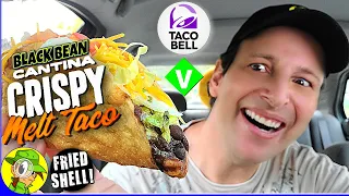 Taco Bell® 🌮🔔 BLACK BEAN CANTINA CRISPY MELT TACO Review ⚫🇲🇽🧀🌮 ⎮ Peep THIS Out! 🕵️‍♂️