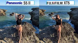 Panasonic Lumix S5 Mark II Vs FujiFilm X-T5 Camera Test Comparison