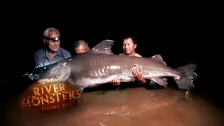 Intense REEL TIME Lau Lau Catch | CATFISH | River Monsters