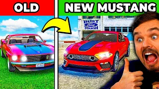 Upgrading OLD Ford Mustang to NEW MUSTANG in GTA 5! (WOW!)