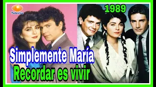 Victoria Ruffo: Simplemente Maria TELENOVELA (1989) ¡Recordar también es vivir!